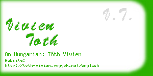 vivien toth business card